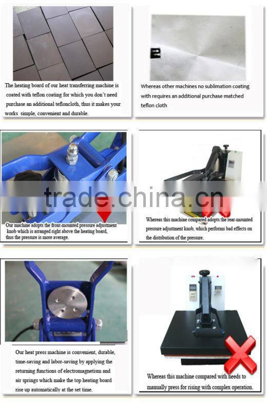 SGS Tested New Design Sublimation T-shirt Hot Press Machine
