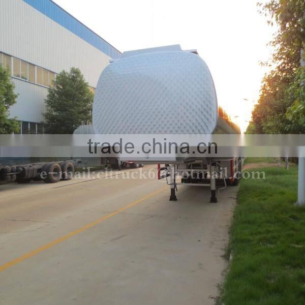 CLW 3 Axles Aluminum Trailer 55000L for Oil Transportation