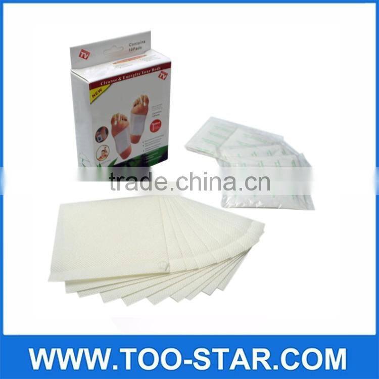 10PCS Herbal Detox Beauty Foot Pads Detoxification Cleansing Patches Weight Loss Foot Pads