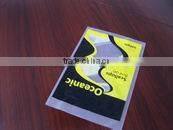 Best quality colorful plastic LLDPE flat bags with or without print