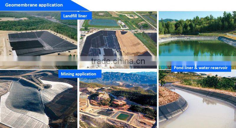 waterproof plastic HDPE LDPE geomembrane liner extrusion machine