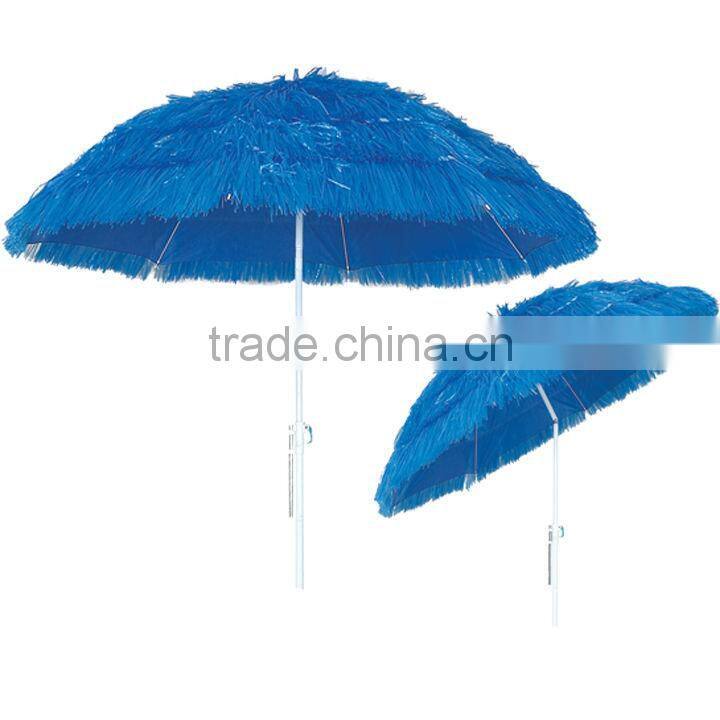 UMB00115 Polyester Straw Umbrella For Outdoor