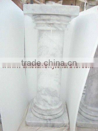 BEAUTIFUL ZIARAT WHITE MARBLE PEDESTALS