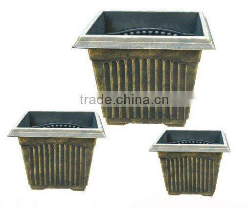 square garden plastic terracotta pots wholesale