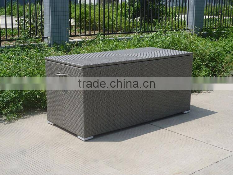 Outdoor Garden Rattan Box For Cushion