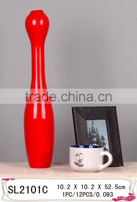 2015 new floor decorative flower vases long vase sale
