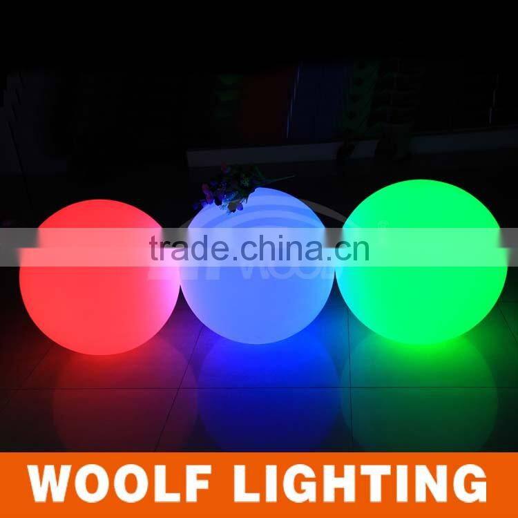 Plastic Case Dia 40cm Color LED Illuminated Sphere