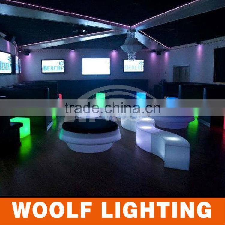 Indoor and Outdoor Fashionable Party Events Flashing Voluminous Brightsome LED Glowing Furniture