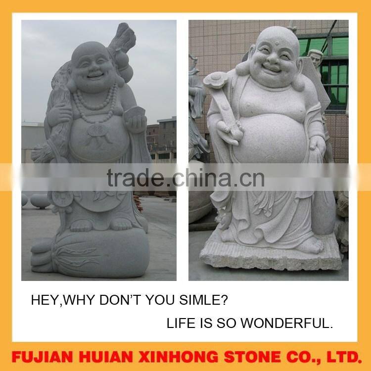 Granite maitreya statue for temple decoration