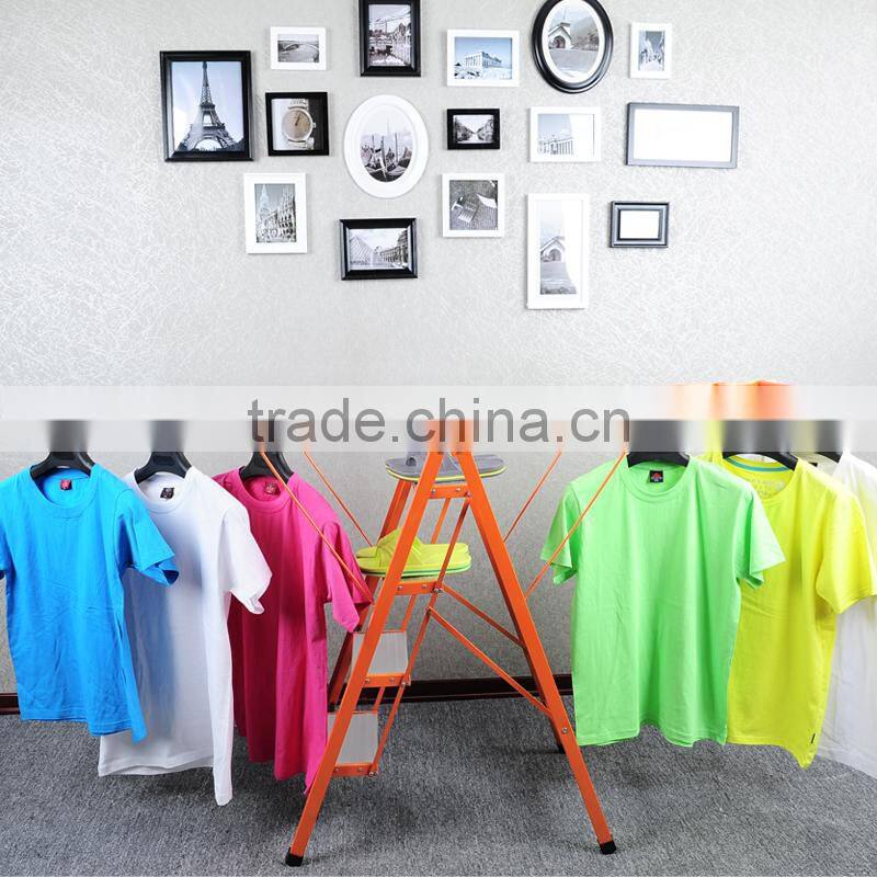 4 steps ladder with wing clothes hanger rack