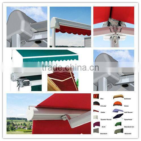 2014 Good Sale Outdoor European Style Aluminium Balcony french style awnings