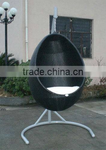 2017 EGG STYLE outdoor Furniture rattan hanging egg shaped chair
