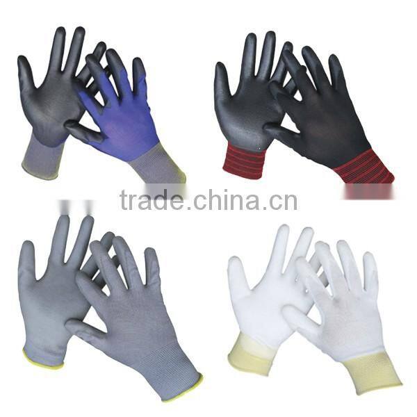 PU Work Slip Gloves, Antistatic Working Gloves