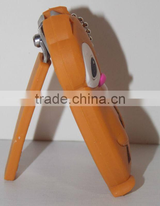 Pretty cutely silicone 3d animal Nail Clipper