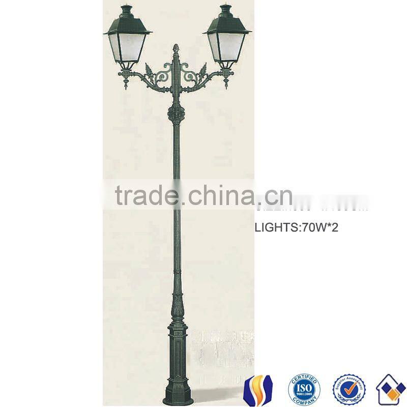 antique outdoor Powder Coated lamp pole