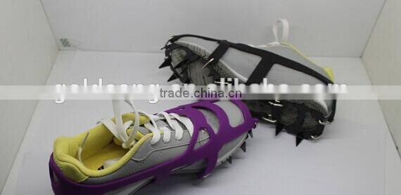 Five teeth Rain and snow weather or leisure fishing anti-skid silicone crampon