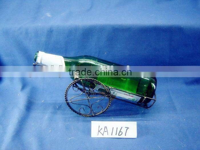 Unique Antique Metal Mini Bike Wine Basket
