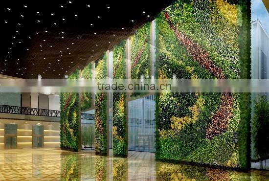 China Guangdong artificial grass wall interior green wall for decor