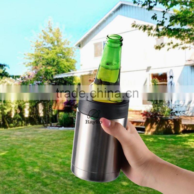 Thermos Stainless Steel Beverage Can Insulator for 12 Ounce Can