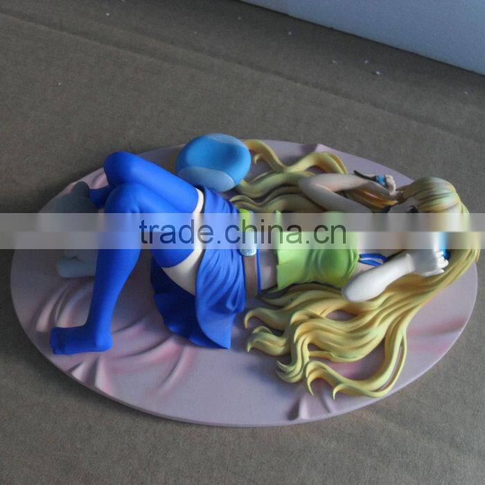 Polyresin girl figurine decoration
