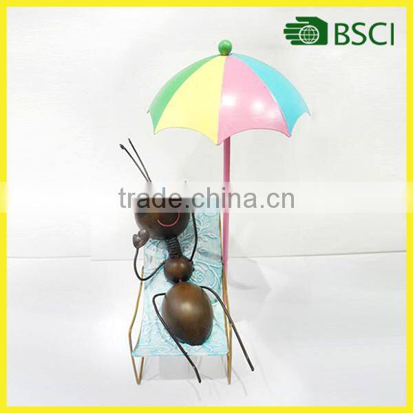 Garden series metal ant home decoration handmade