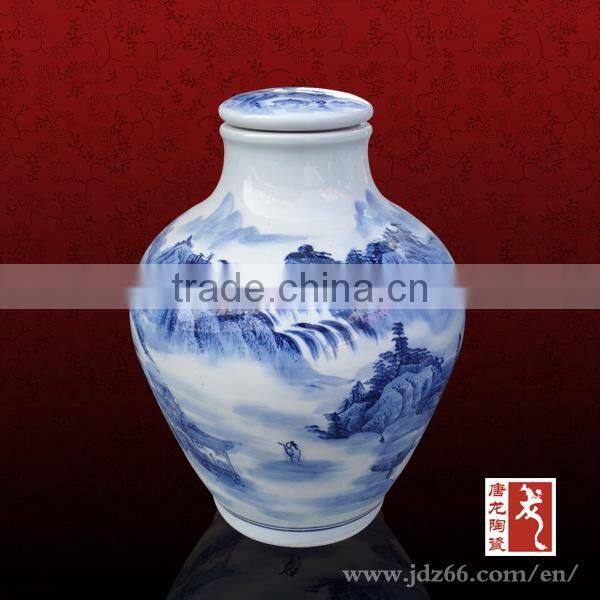 Ancient style excellent quality ceramic chinese clay wine jars for best sale