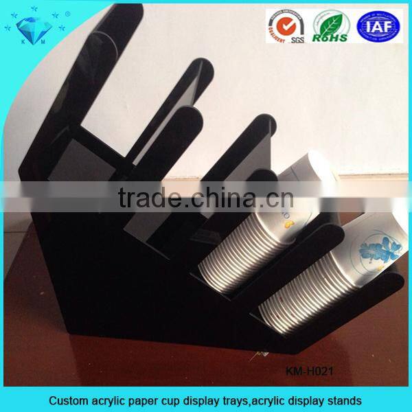 2015 Hot sale Rotating 3 side acrylic brochure holders and displayers