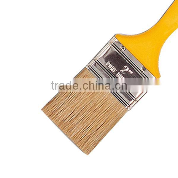Yellow Plastic Handle Mixer Bristle Mighty Brush 2" Paint Brush