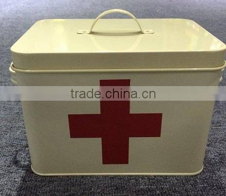 Pill Box(White Cross and 2 Tiers),MSO-162