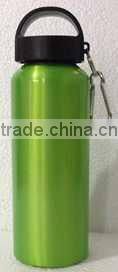 500ml aluminium bottle with lid and handle