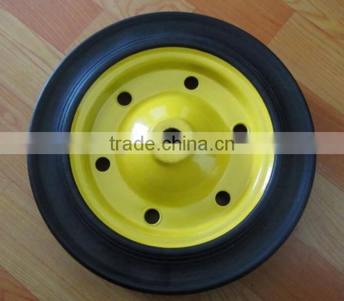wheelbarrow tire 3.50-4/flat free tire /pu foam wheel
