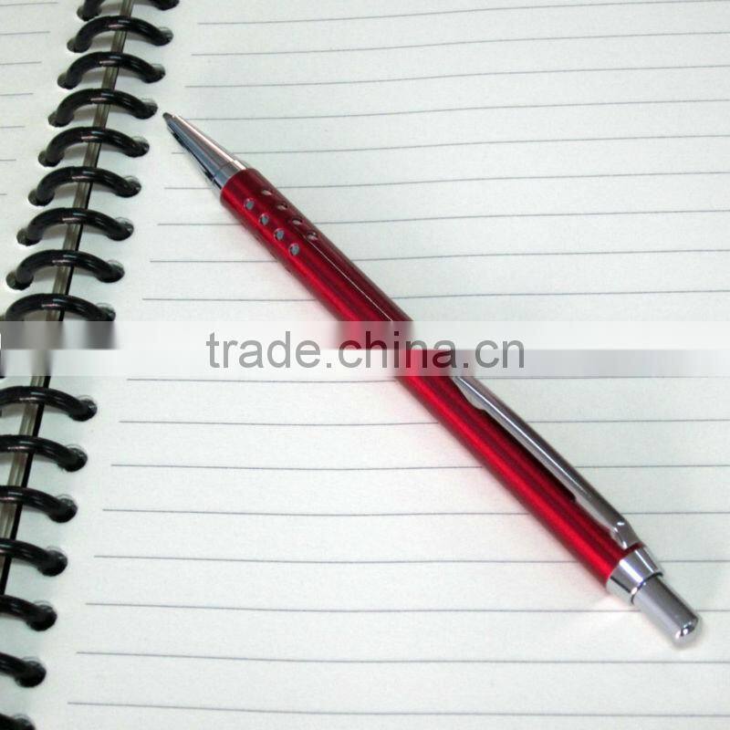 2013 hot selling 136mm promotional pen with germany refill,aluminium pen
