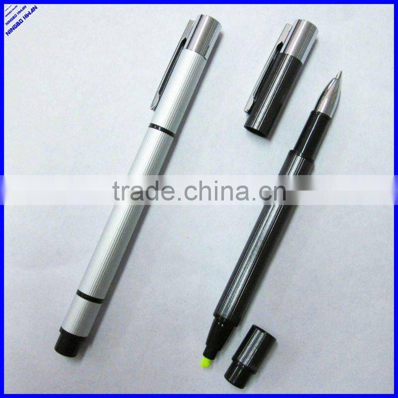 2014 new model office double tipped ink pen
