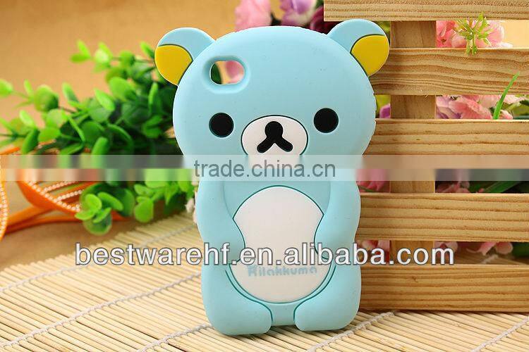 3D Silicone Rilakkuma Case For Samsung Galaxy S2