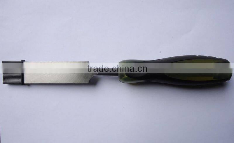 Wood craft hand tool , Wood chisel with Transparent plastic handle