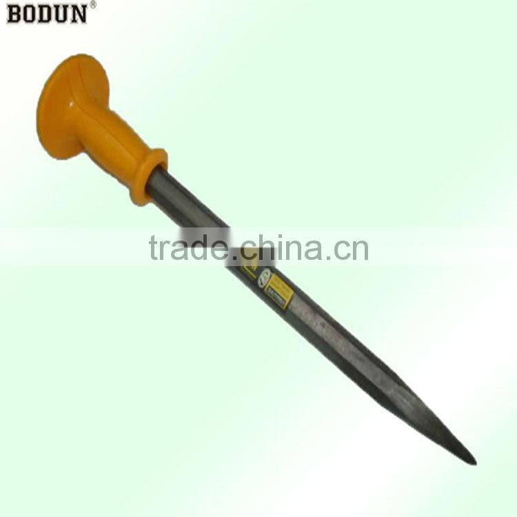 H6005 Cold stone chisel with yellow rubber grip