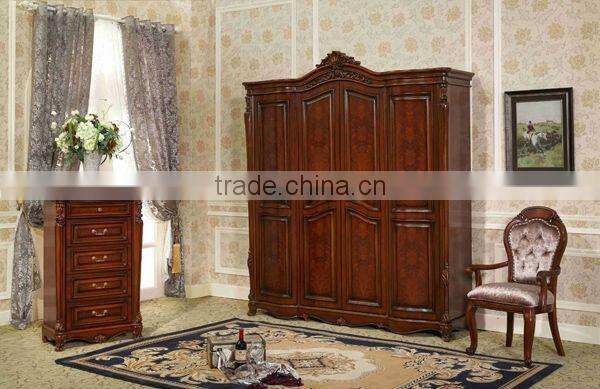 2013 new design 6 door wood wardrobe