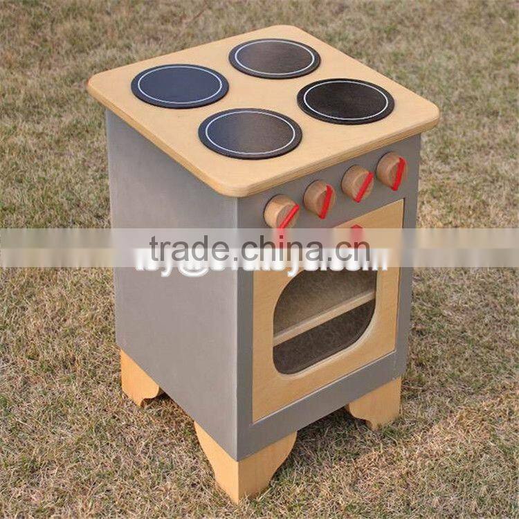 Pretend play kitchen toys wooden kids cooking set W10C301