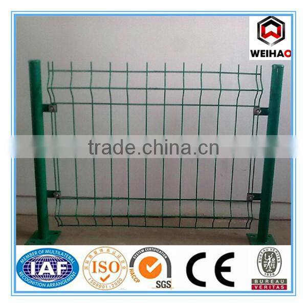 Good quality coated border green garden wire mesh fence