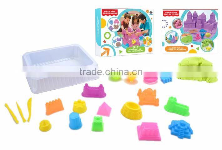 Kid DIY play sand toys saling hot in China