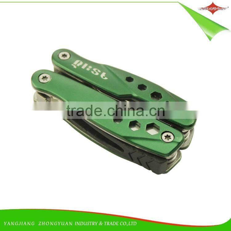 ZY-V1005 pocket tool multi functional pliers stainless steel multitool with pliers for camping hiking