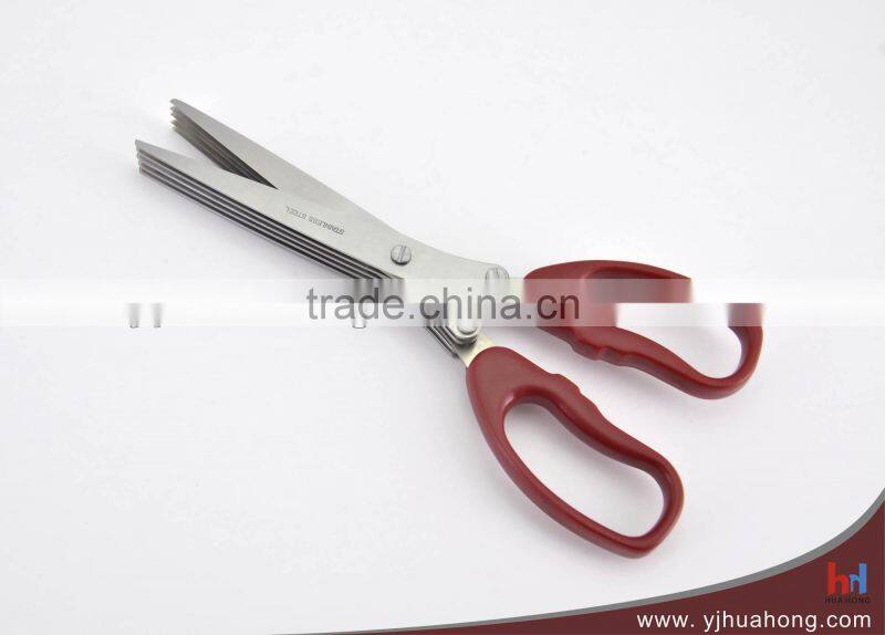 Stainless Steel Multi-Blade Herb Scissors Shredder Scissors