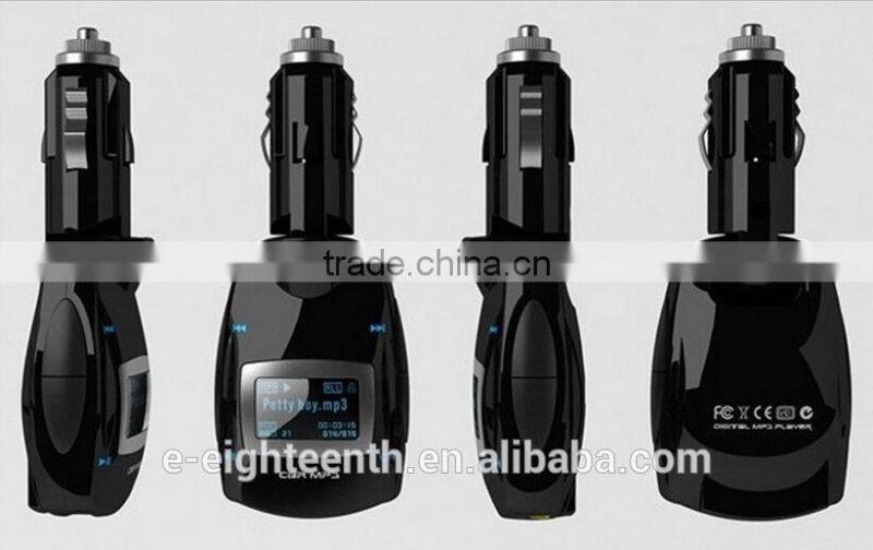 2016 new Car Kit MP3 Player Wireless FM Transmitter Modulator USB SD MMC LCD Remote