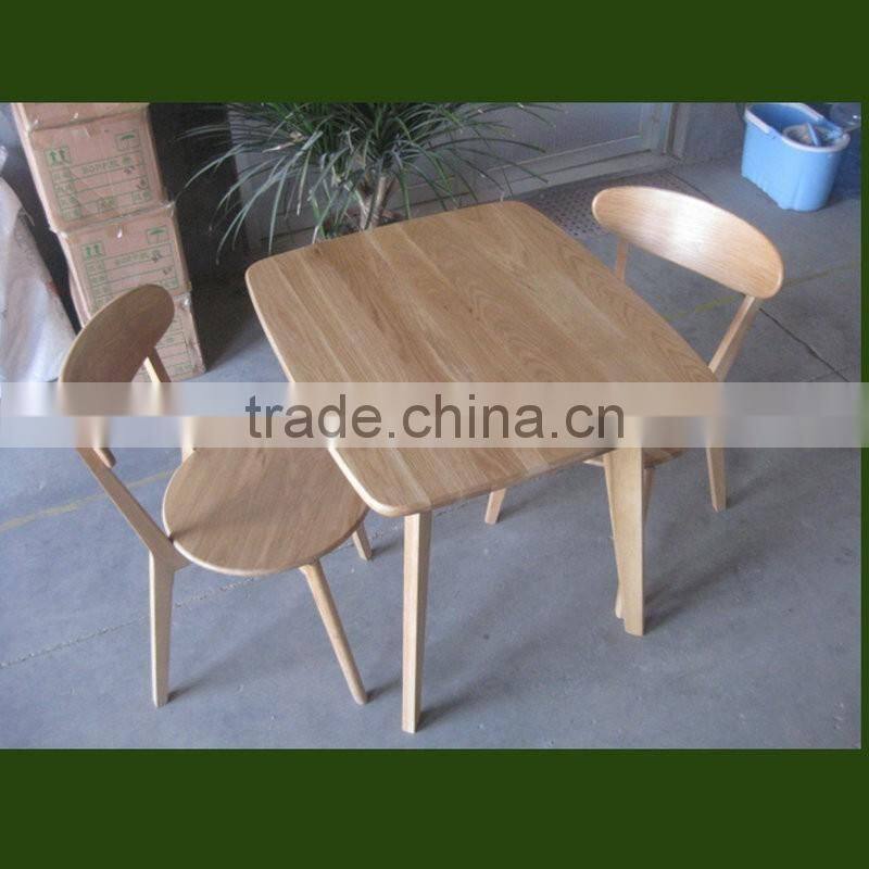 2016 Qingdao wholesale solid wood chair dining table
