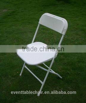 cheap wholesale plastic folding chair with steel frame