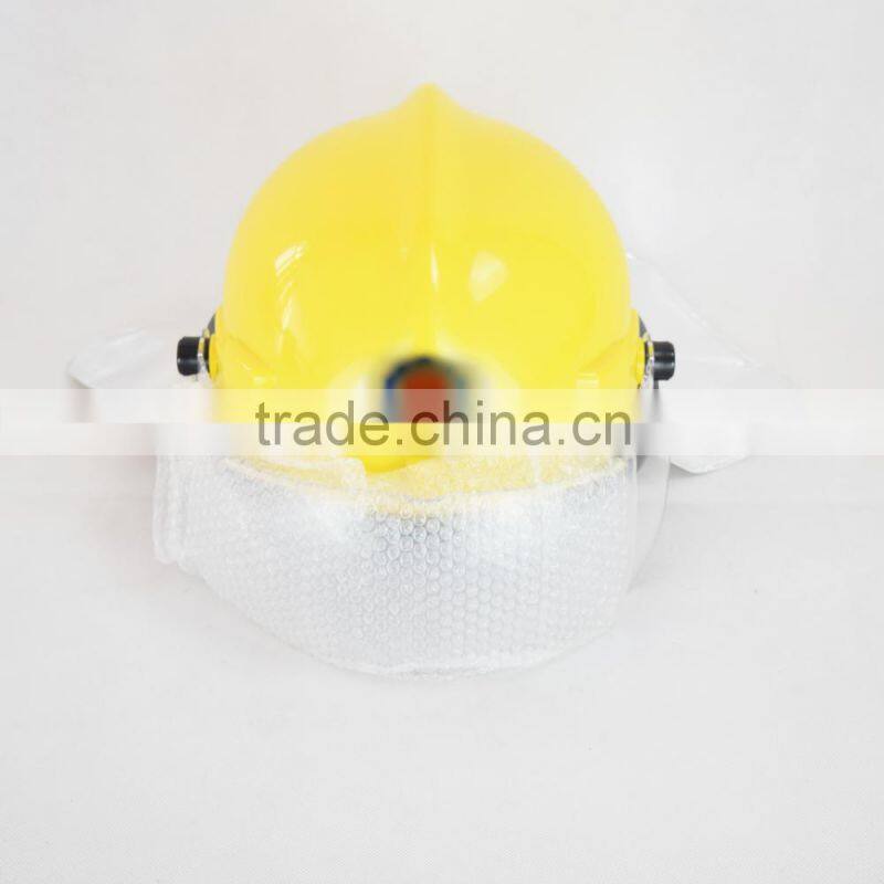 Can Resistant 300 Degree Nylon Anti Fire Fire Fighting Helmet for sale