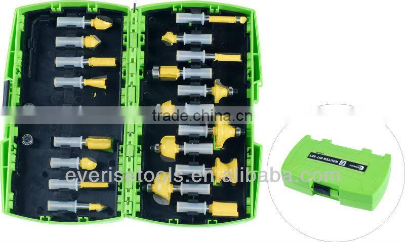 CF6504 20pcs mini wood working router bit set