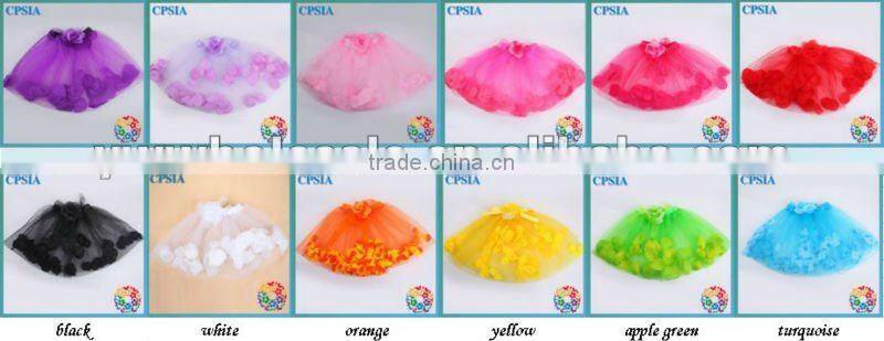 2015 Hot Sale Cheap Fresh Green Plums 3 Layers Tutu Skirts For Girls Little Girls Boutique Dresses