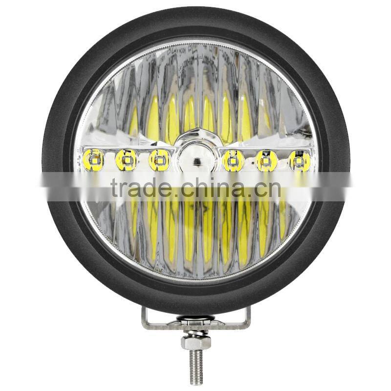 7inch DC12-48V LED Driving Lamp Offroad LED Boat Light Pot Light Head Work Light 2015