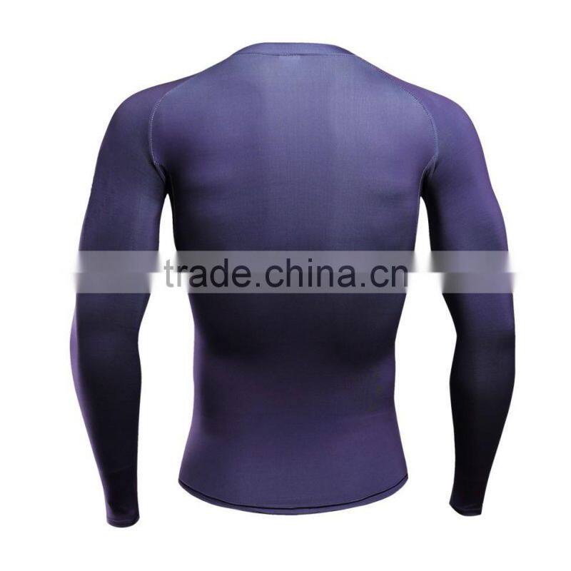 OEM service men sportswear gym tight fitness jogging high quality 2017 mens t shirts